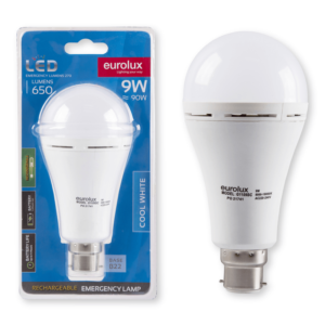 Rechargeable Bulb B22 LED 9W