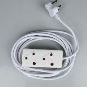 5m Extension Cord With A Two-Way Multi-Plug Extension Lead