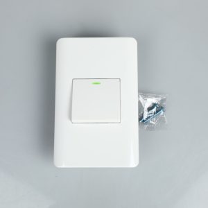 Ausma White 1 Lever Wall Luxury Switch